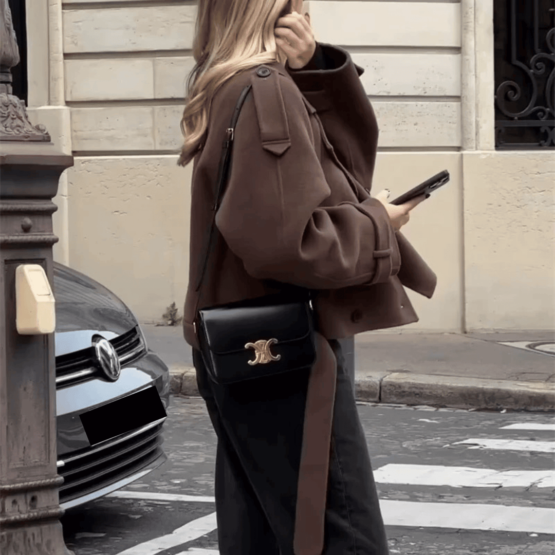 Cropped Trench Coat