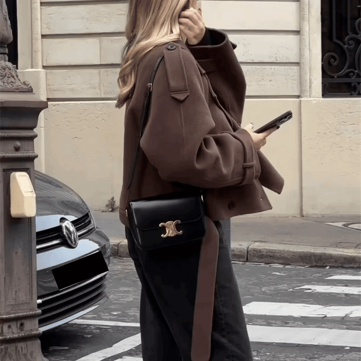 Cropped Trench Coat