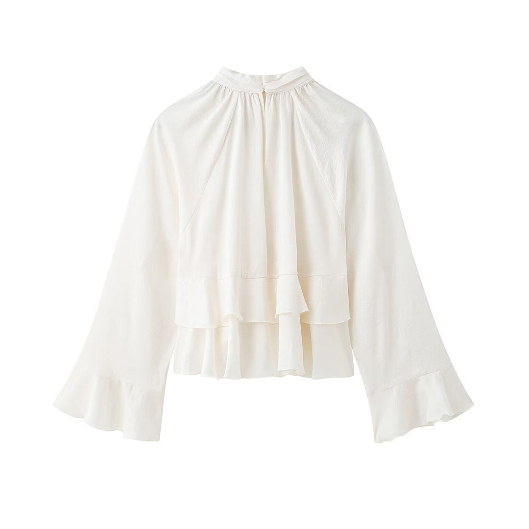Relaxed Ruffle Blouse