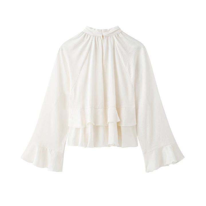 Relaxed Ruffle Blouse