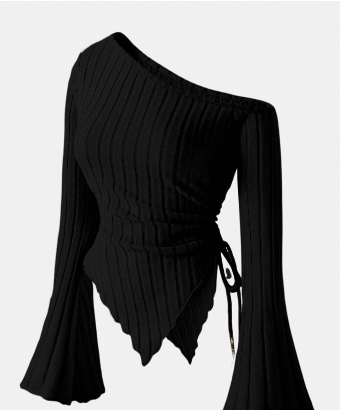 Asymmetrical Top with Bow