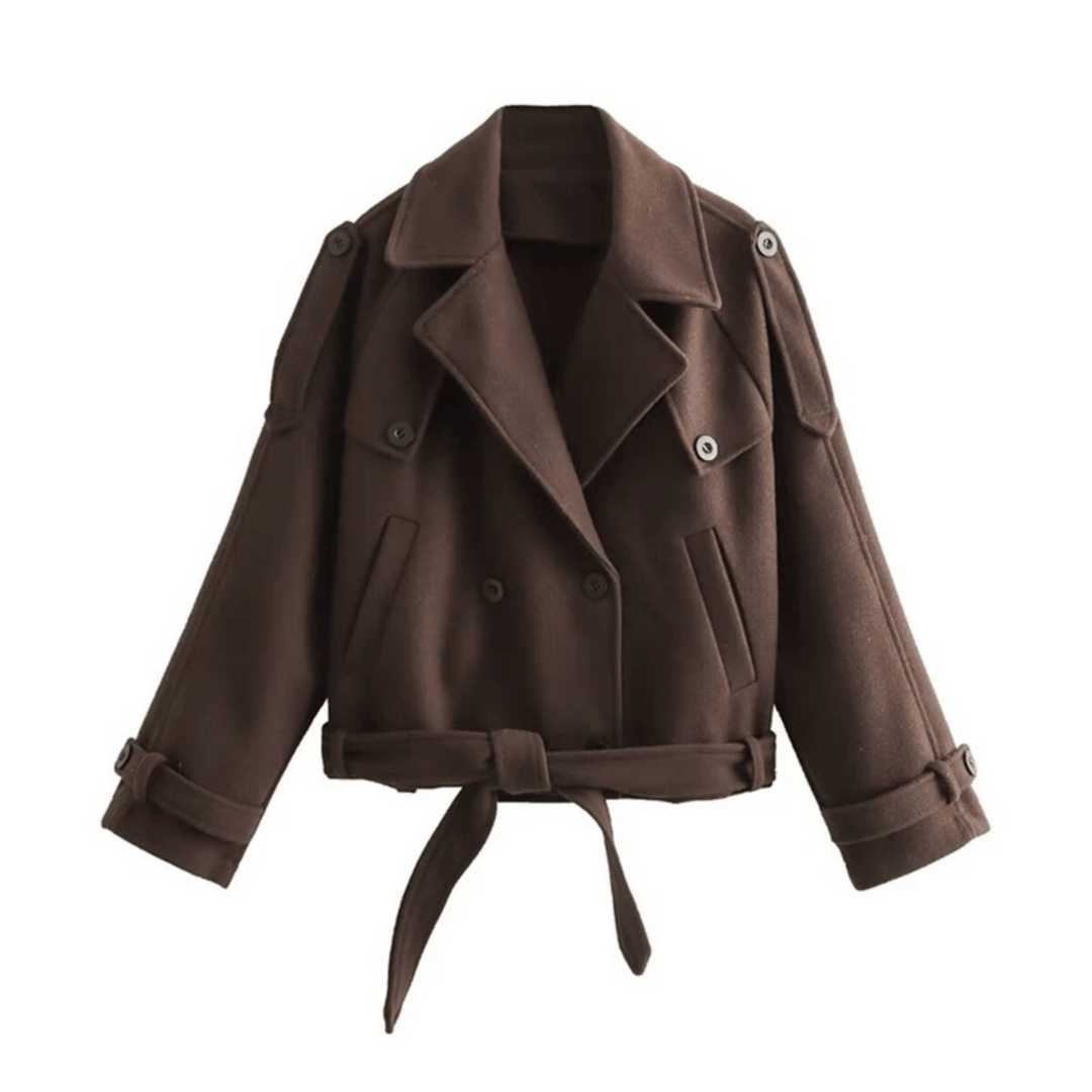 Cropped Trench Coat