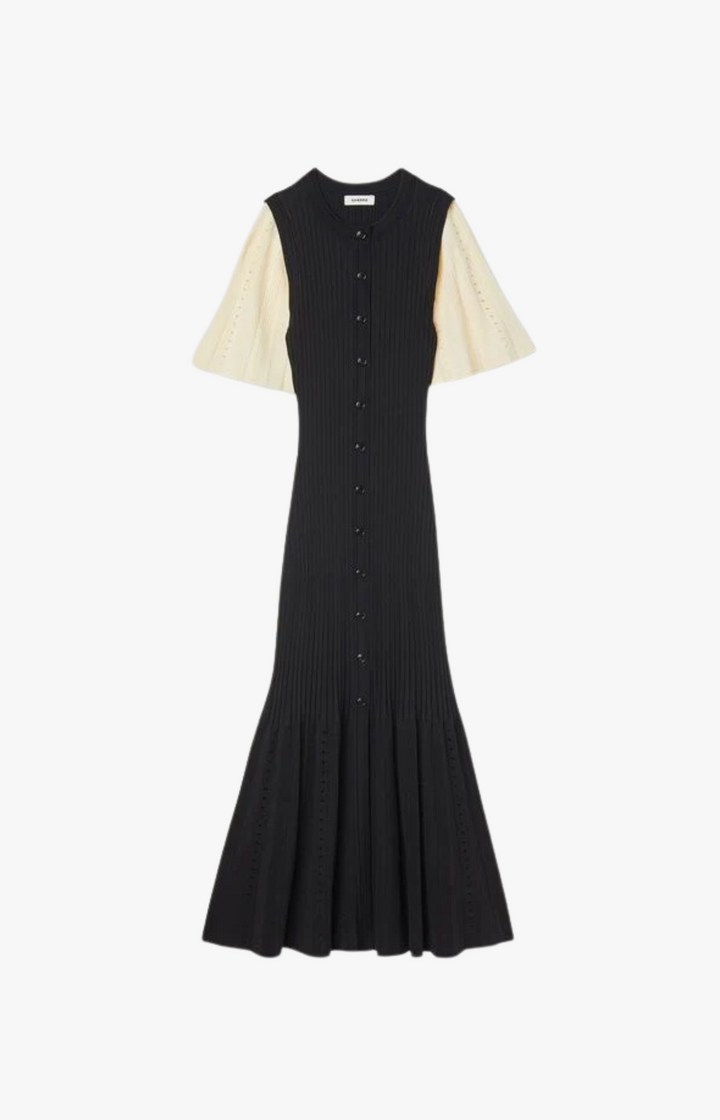 Button Midi Dress