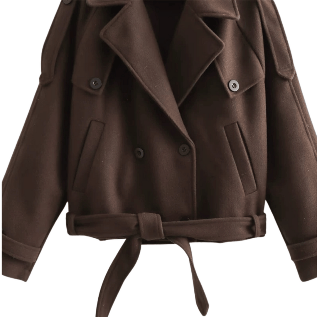 Cropped Trench Coat