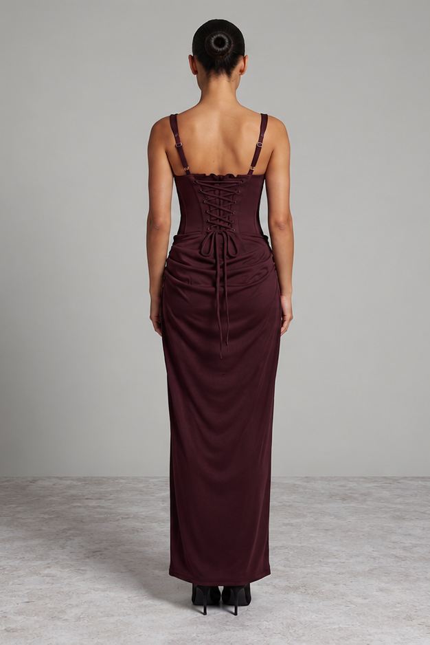 Elegant Corset Maxi Dress