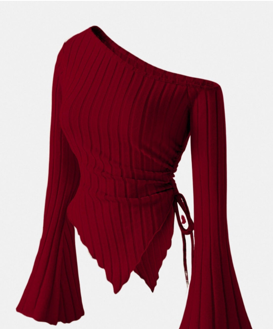 Asymmetrical Top with Bow