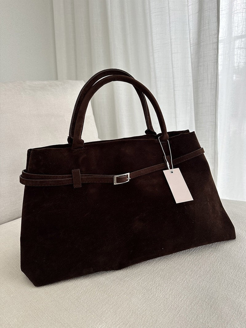 Suede Handbag
