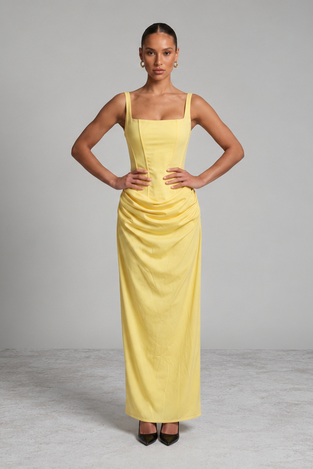 Elegant Corset Maxi Dress
