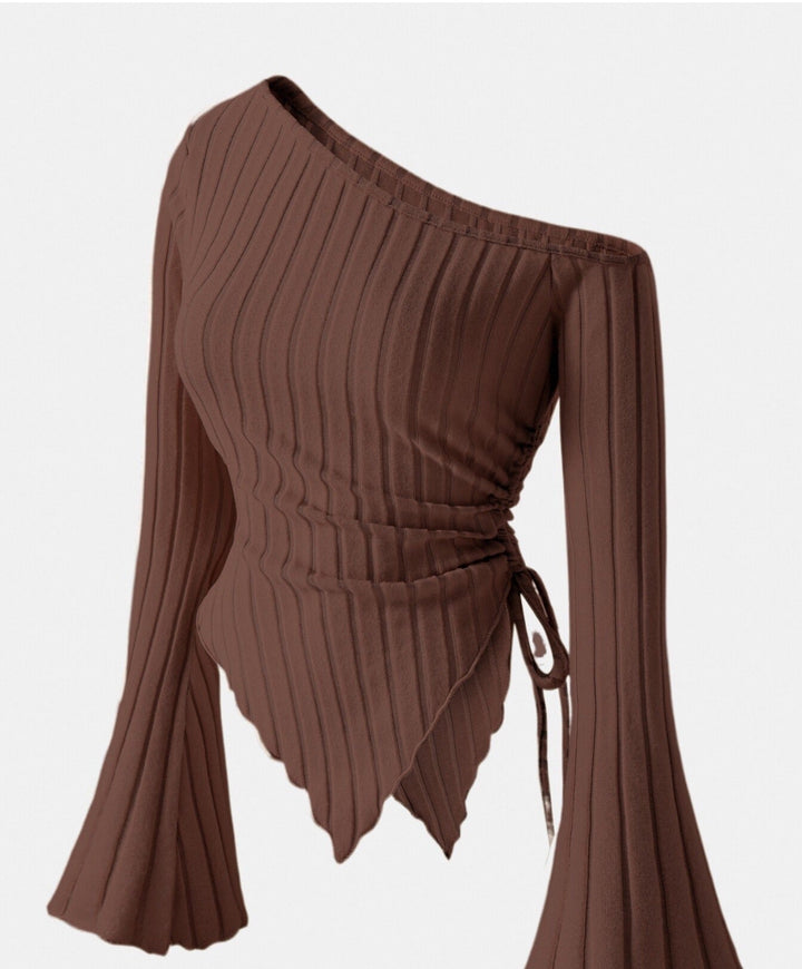 Asymmetrical Top with Bow