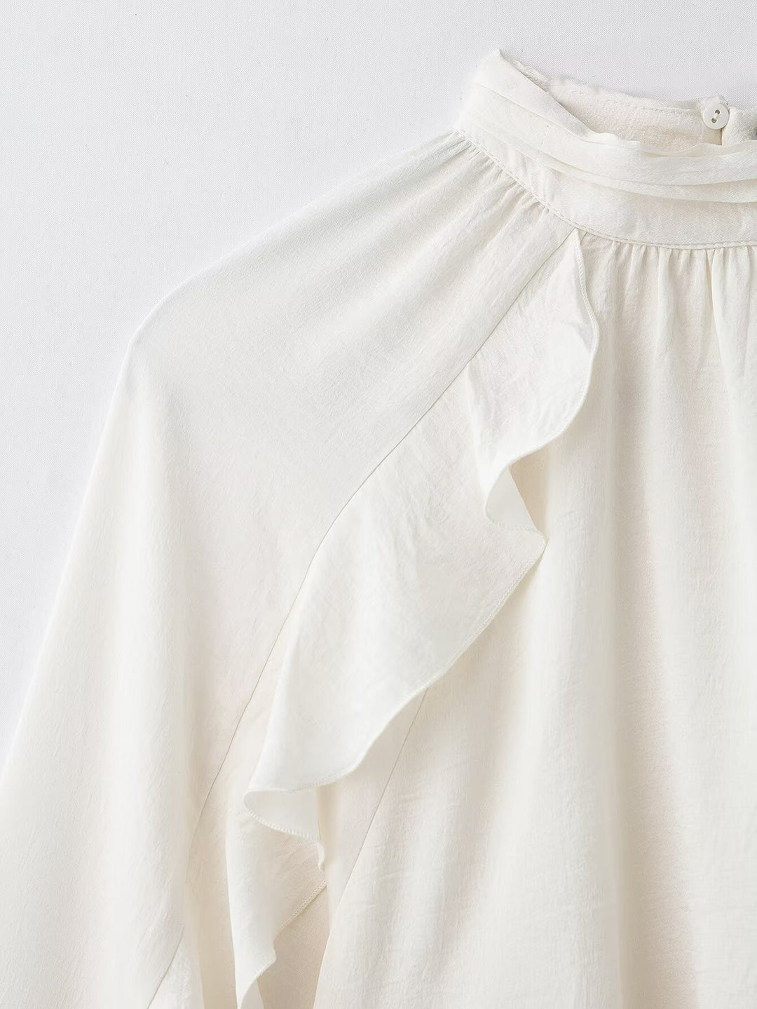 Relaxed Ruffle Blouse