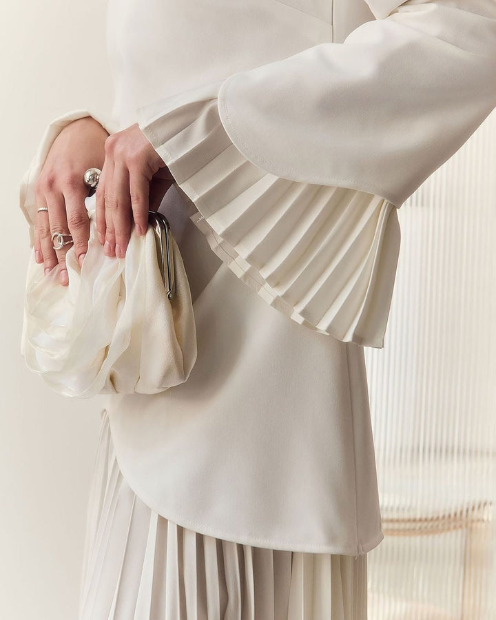 Pleated Skirt and Top Set