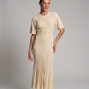 Button Midi Dress