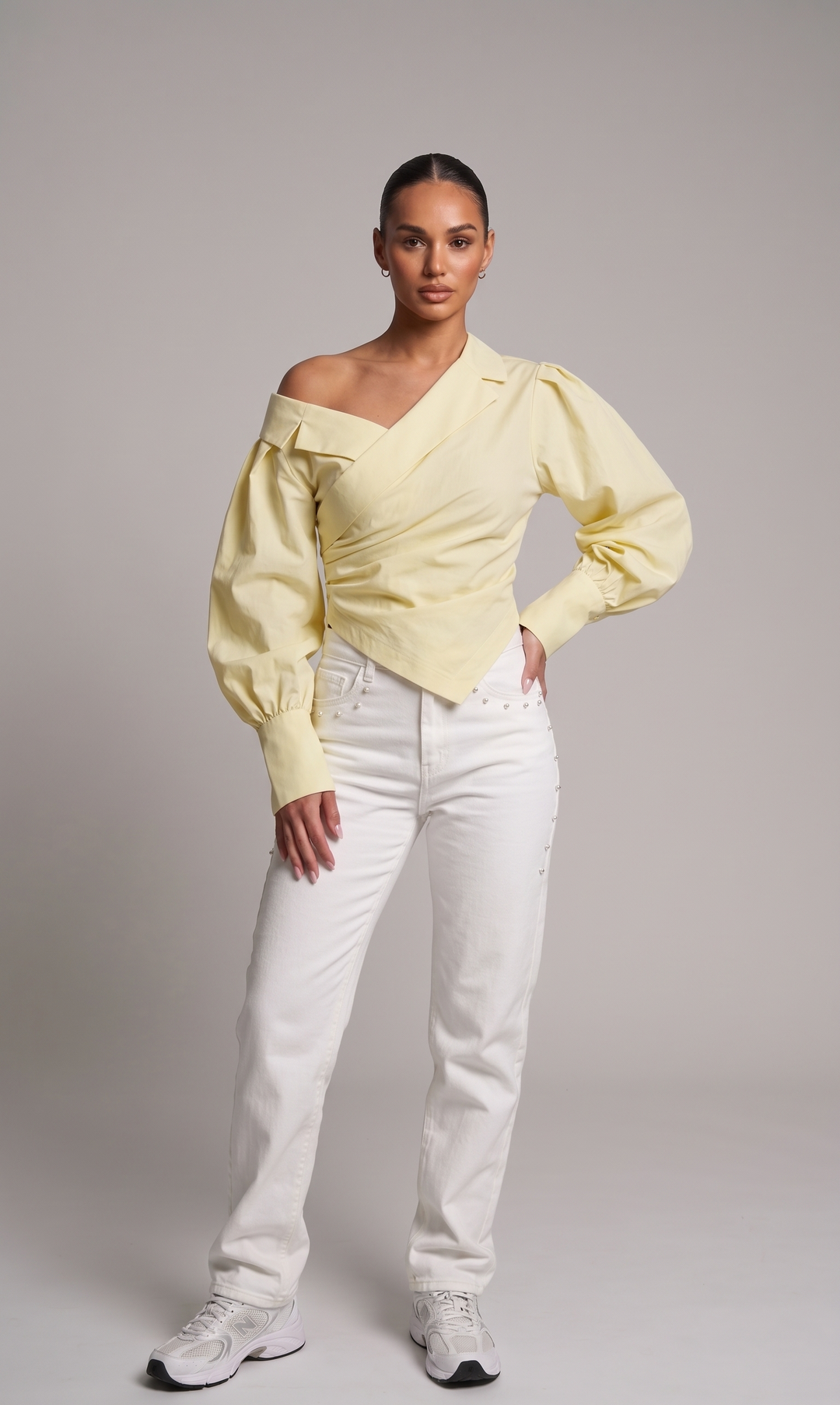 Modern One-Shoulder Blouse