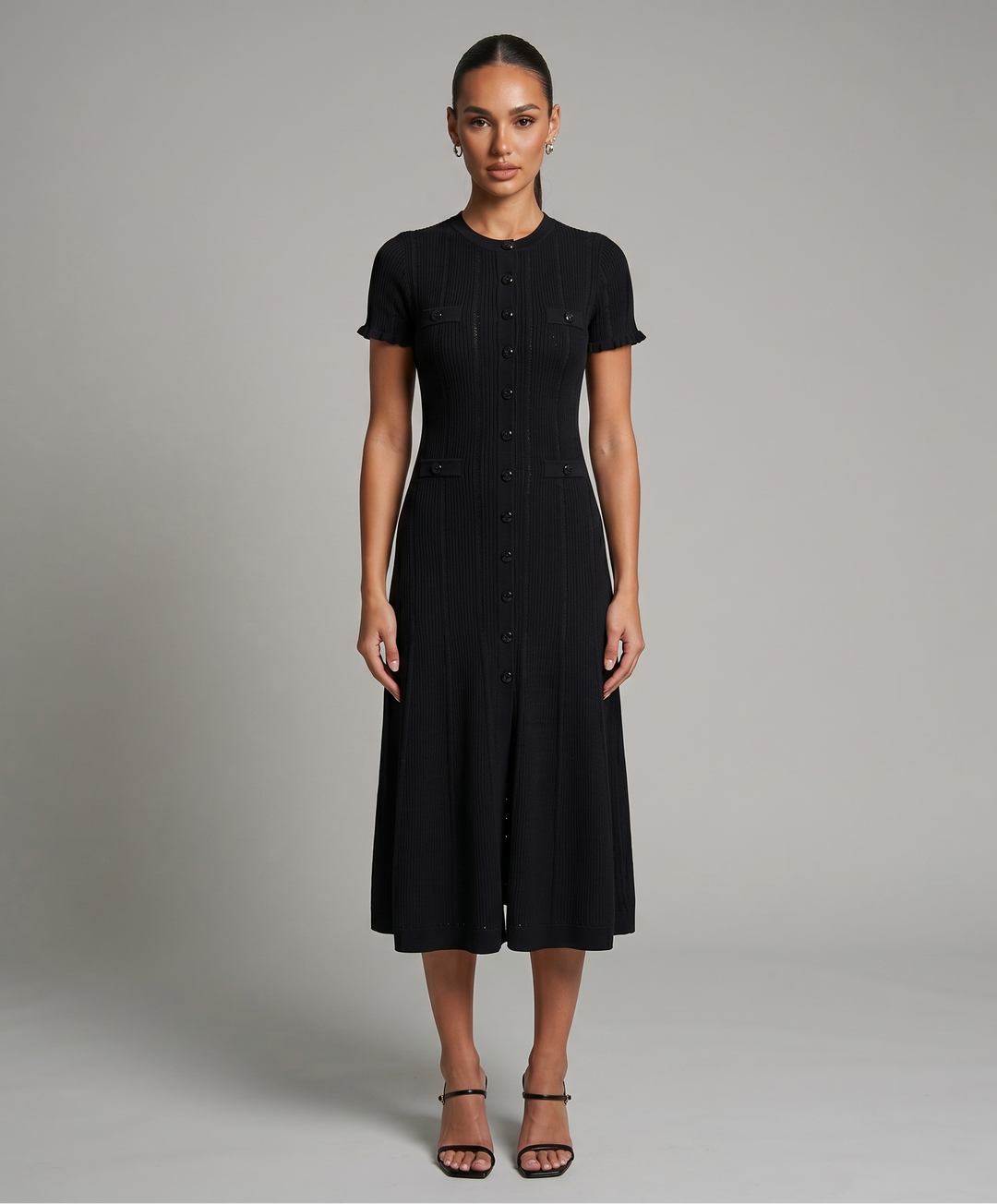 Elara Knit Midi Dress