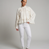 Relaxed Ruffle Blouse