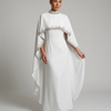 Satin Abaya with Embellishments