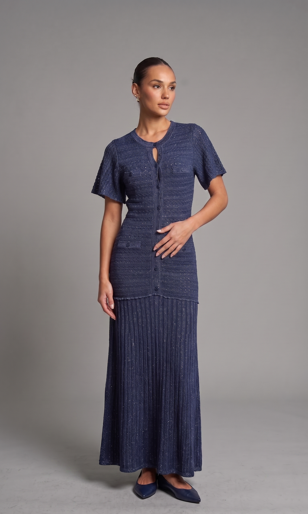 Rhinestone Maxi Dress