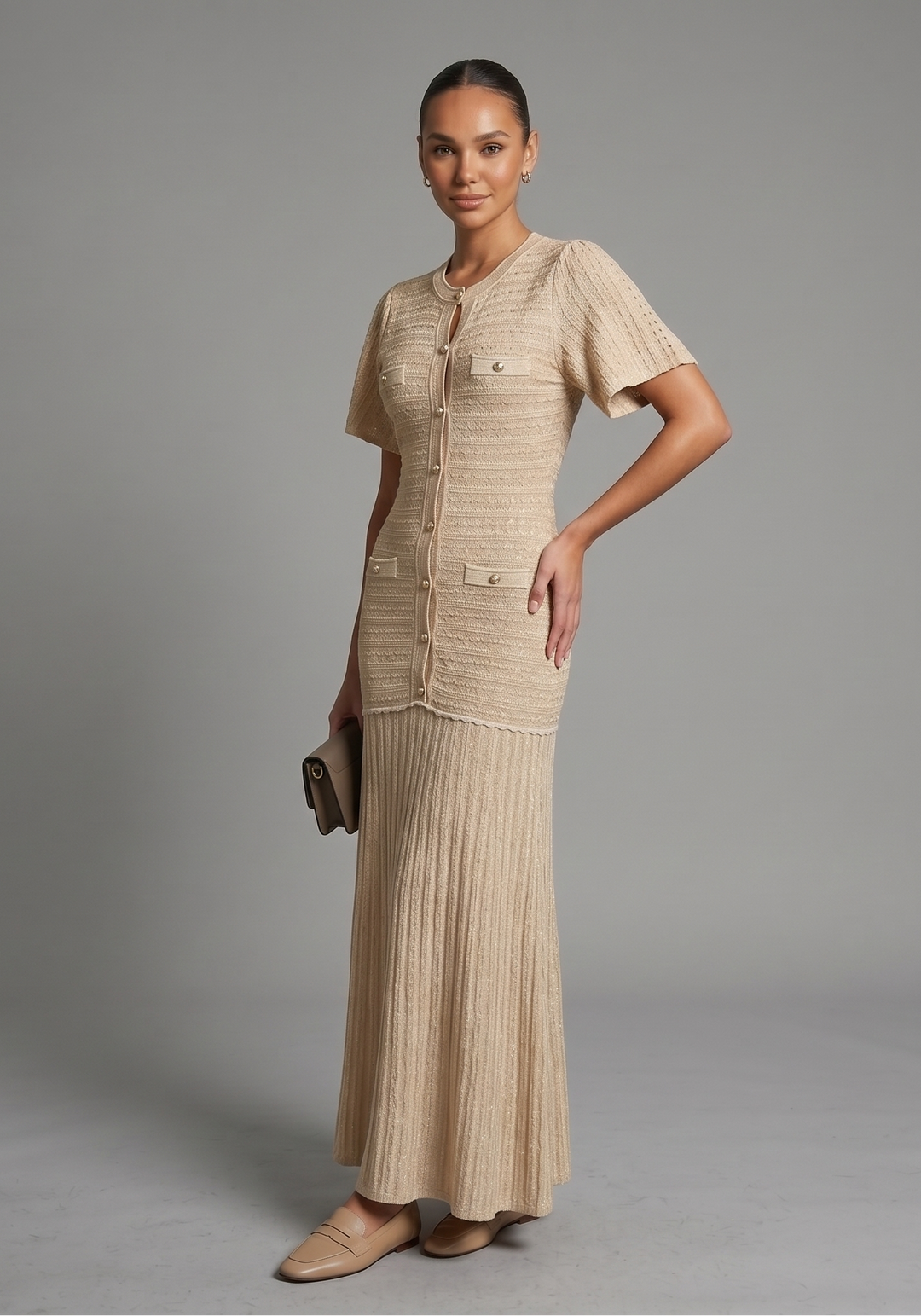 Rhinestone Maxi Dress