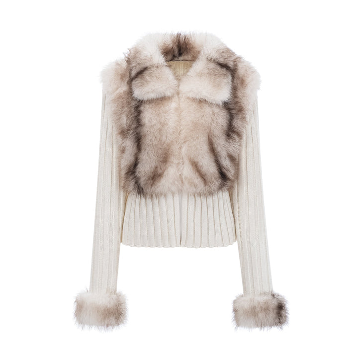 Cardigan with Fur