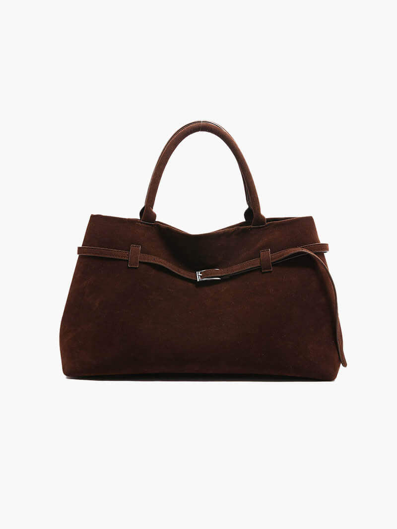 Suede Handbag