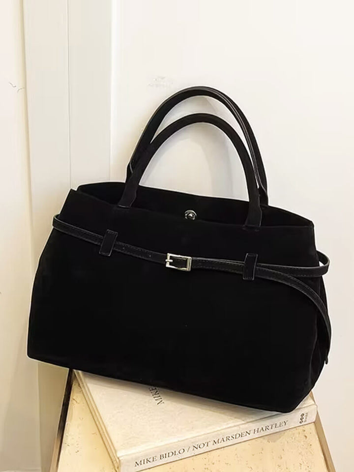 Suede Handbag