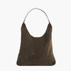 Suede-Effect Handbag