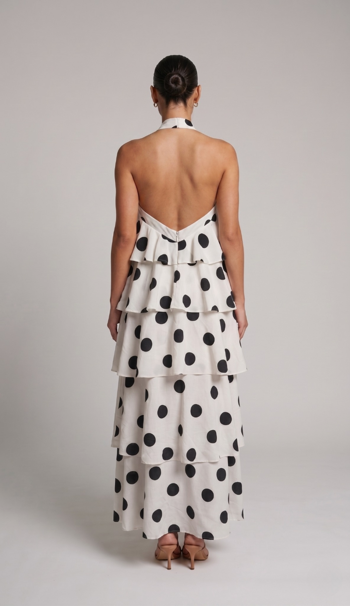 Coco Polka Maxi Dress